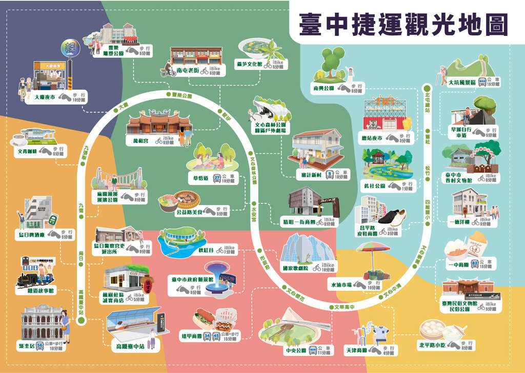 臺中捷運觀光地圖-1120609改版更新