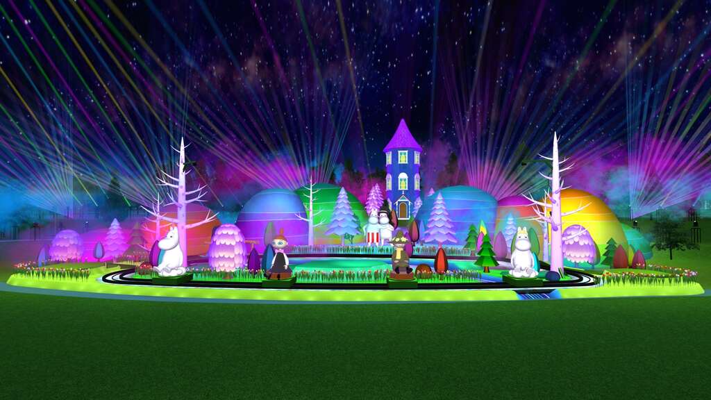 主燈區-極光下的姆明谷