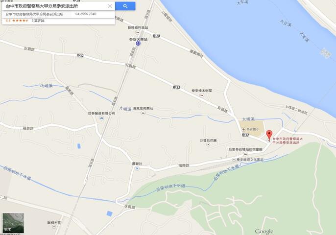 大甲分區泰安派出所位置