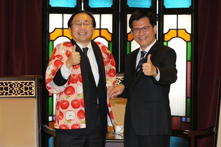 日本青森县知事三村申吾拜访中市府 林市长盼缔结姊妹市