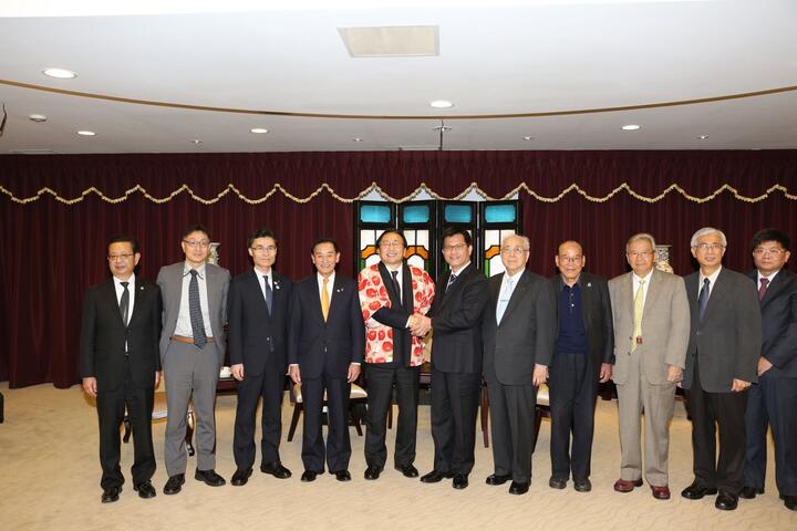日本青森县知事三村申吾拜访中市府 林市长盼缔结姊妹市