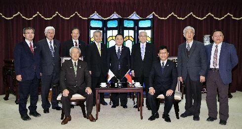 林市長許三願:直航、簽定縣市及聯盟交流協定 福岡議員團允諾促成