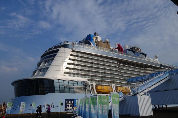 亞洲最大國際郵輪「海洋量子號｣今抵台中港 近5,000名旅客暢遊中台灣-遊輪