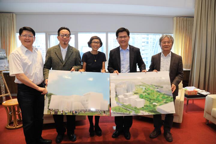「台中绿美图」建筑师妹岛和世来访 林市长:绿美图将成台中新地标