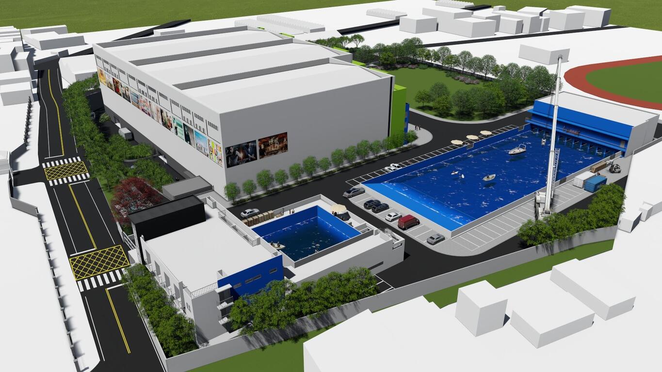 國內首座公辦民營、唯一專業水景片場 霧峰中台灣影視基地明正式動工