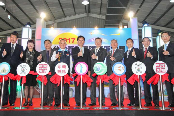 台中春季國際旅遊展開幕 林市長招商宣傳花博