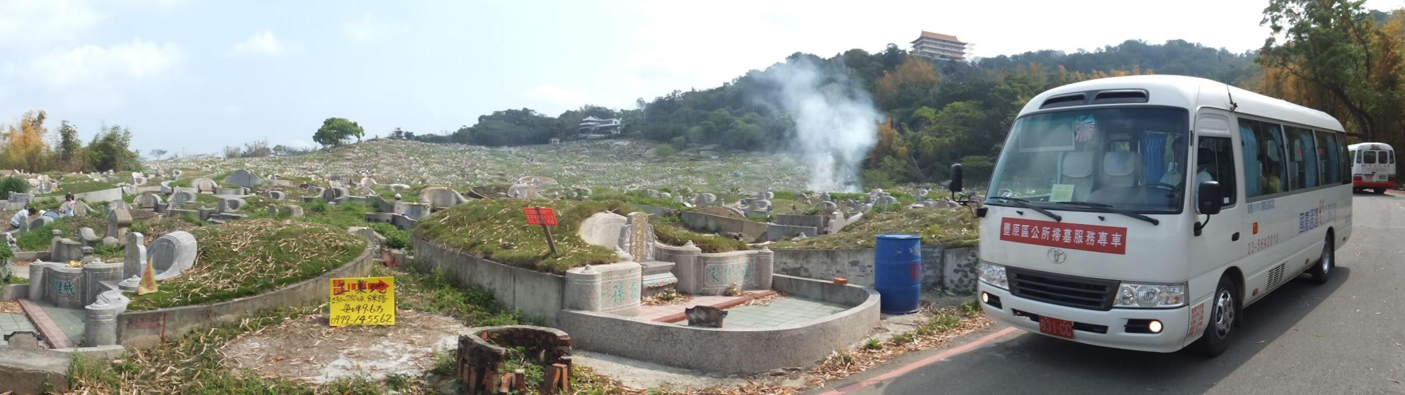 清明掃墓 中市啟動公墓除草及免費接駁專車