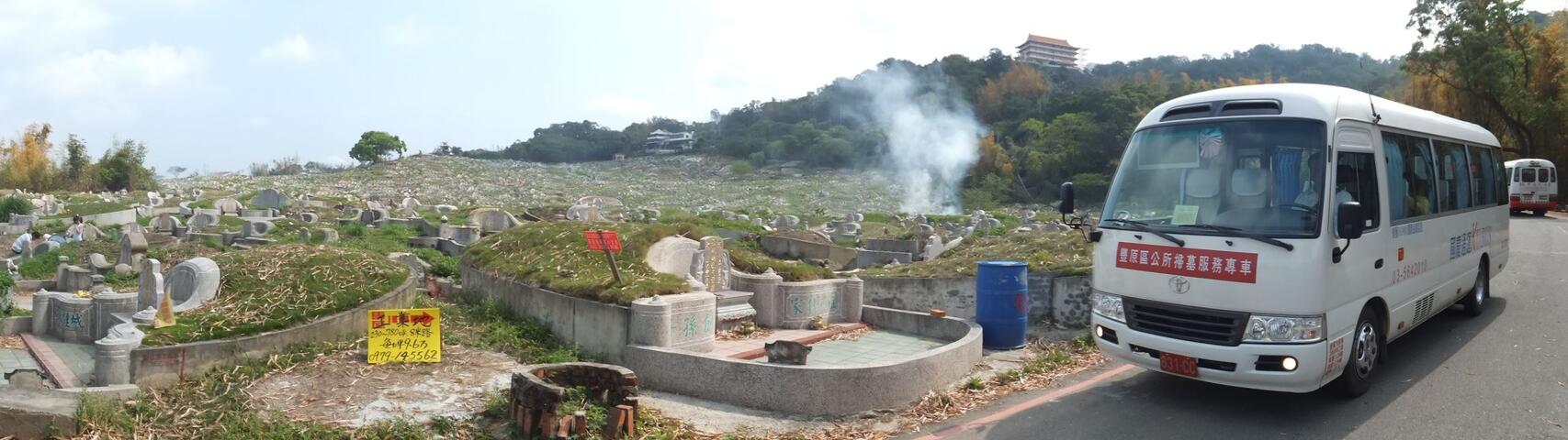 清明掃墓 中市啟動公墓除草及免費接駁專車