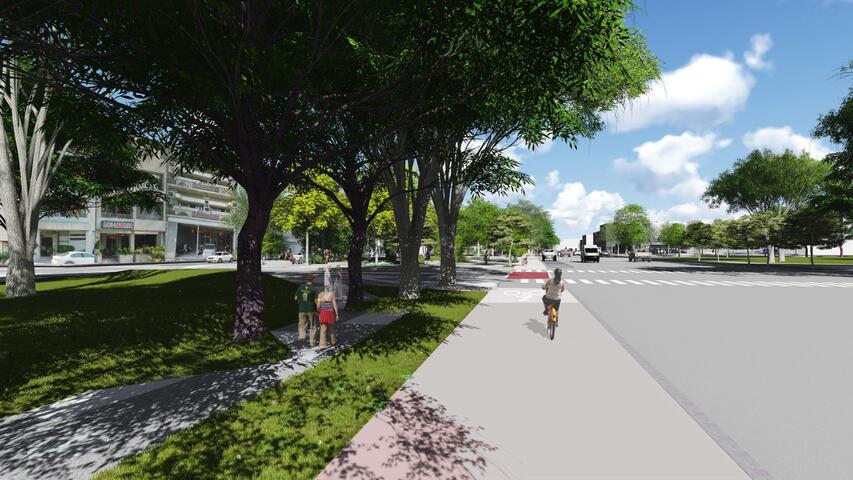 台中之心人本通行空間工程啟動 明年完工