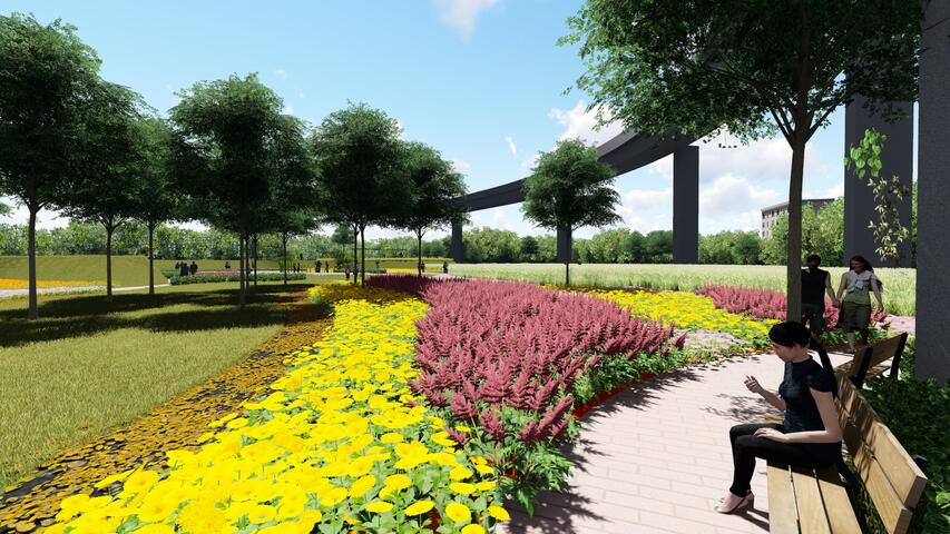 霧峰「好食光」花海展現農村風情