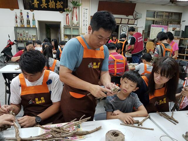 環保局加開外埔、大肚二場次「樹來寶」花架DIY