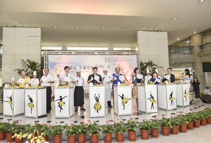 2017中區客家美食料理比賽記者會合影