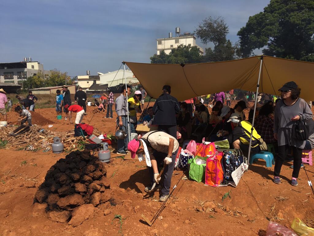 沙鹿地瓜文化祭 千人控窯享受地瓜美味