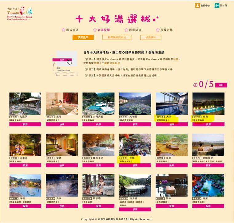 10大好湯票選活動，支持台中好湯抽大獎!