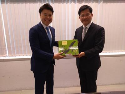 日鹿儿岛县岩崎集团访台中 林市长欢迎并推广花博