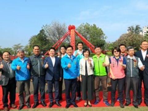 結合大里運動公園綠地 大里國民運動中心動土