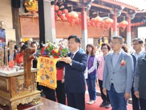 樂成宮旱溪媽祖熱鬧起駕 林市長任主祭官恭迎媽祖出巡