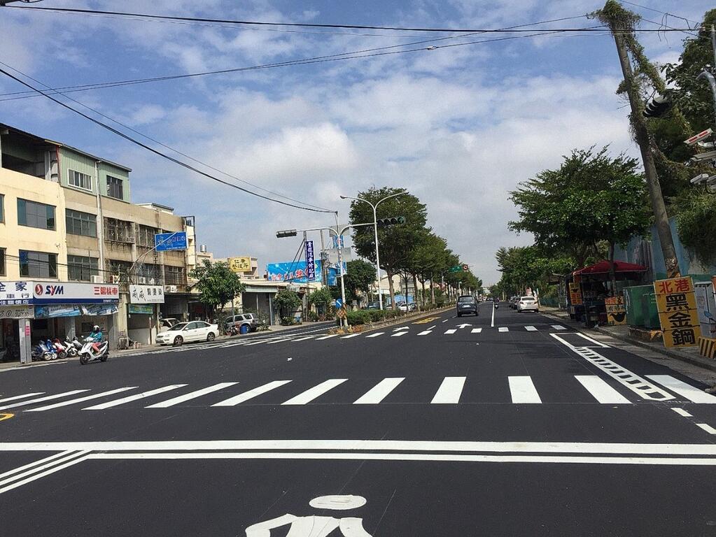 海線舊台一線完成「最後一哩路」 沙鹿區沙田路路平完工