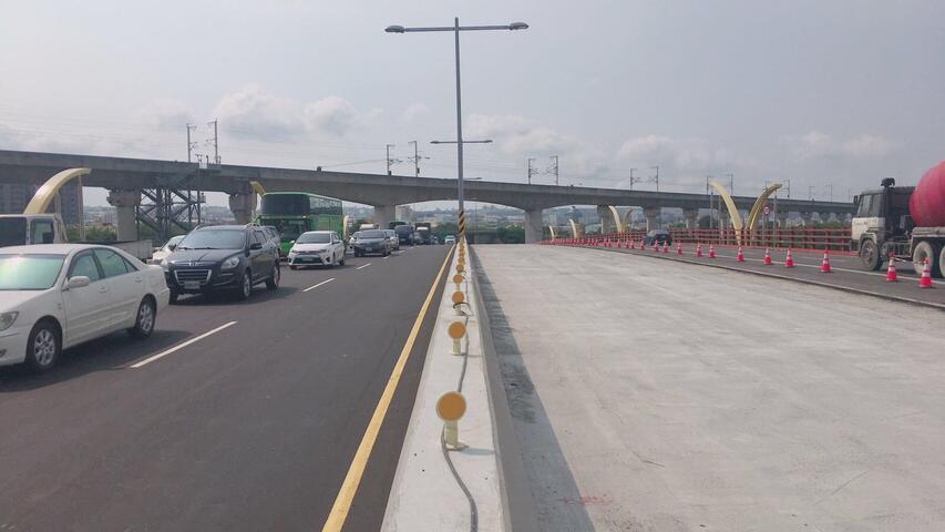 知高橋市區往工業區車道 5/29下午提早開放