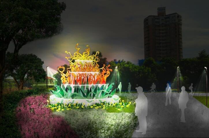 結合琉璃工藝與自然生態 全台首座琉璃公園在花博豐原葫蘆墩園區