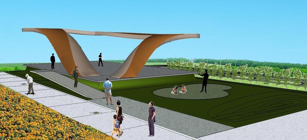 花博楷模创生馆 无柱漂浮意象建筑吸睛