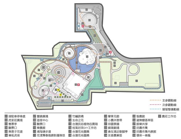 外埔園區區域圖