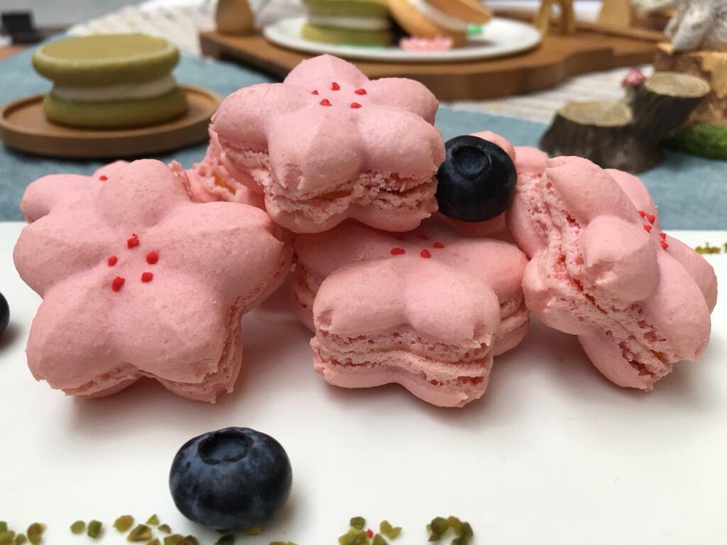 台中「花博饗宴」驚艷2018美食展 「櫻花馬卡龍」詢問度高