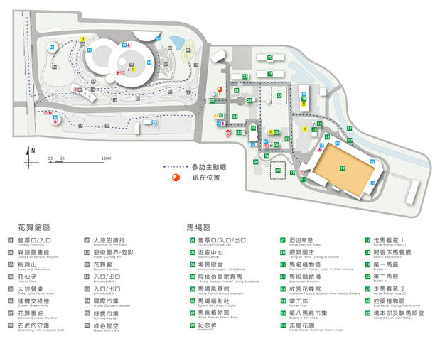 后里馬場-導覽圖
