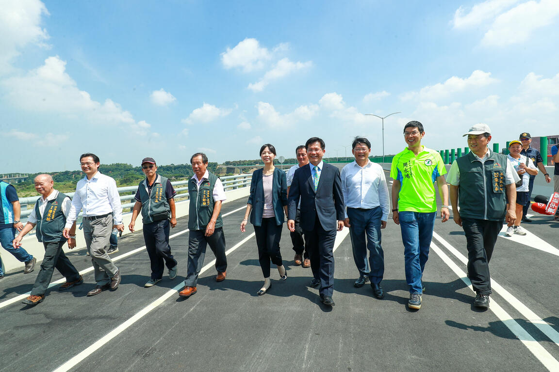 國四神岡交流道延伸花博聯外道路通車 林市長:帶動地方繁榮