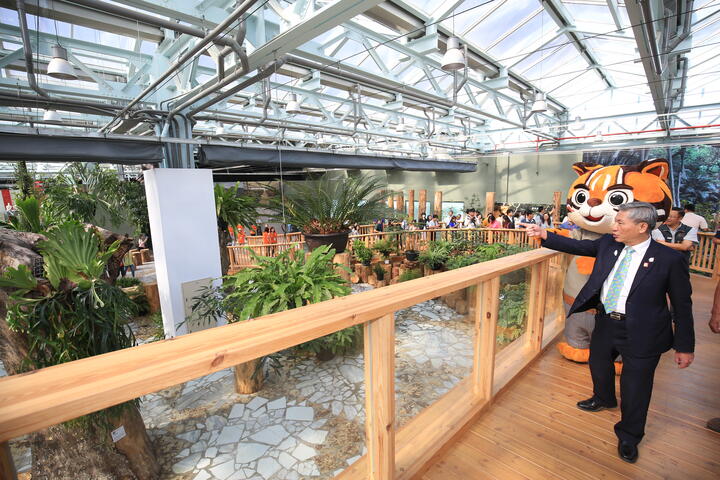 花博外埔園區智農館 展出逾千種珍稀植物