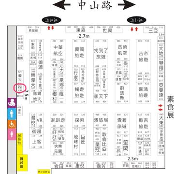 攤位平面位置圖