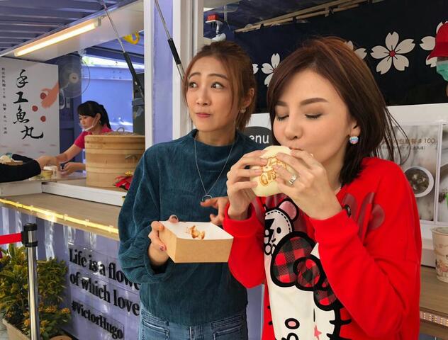 藝人突擊花博后里園區體驗特色美食 遊客驚喜