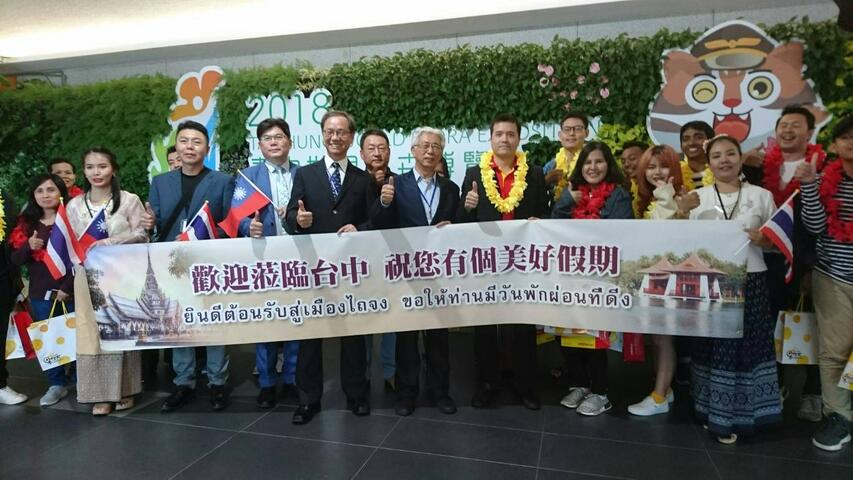 花博開幕 曼谷直飛台中今首航 泰遊客湧入看花博