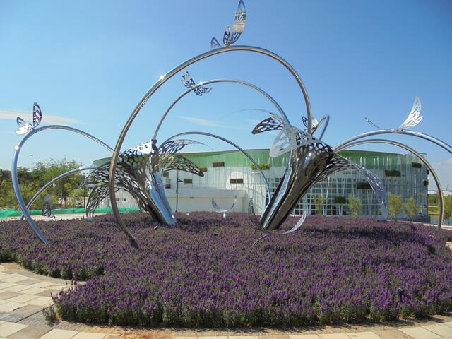 外埔園區公共藝術-花漾舞春風-蝶影躍森悠