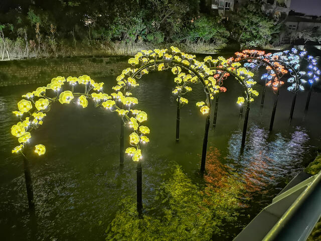 花博豐原葫藘墩園區 裝置藝術洋溢幸福氣氛