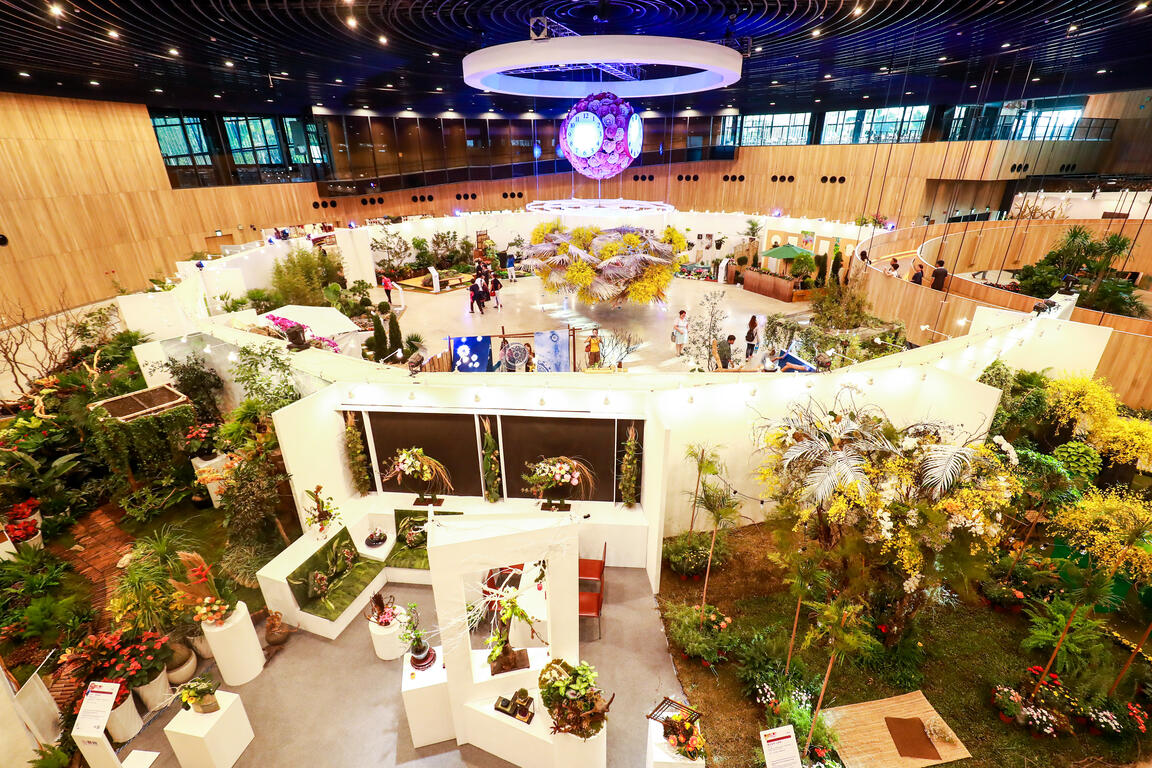 台中花博花舞館國際花卉競賽展期倒數 歡迎把握週末參觀