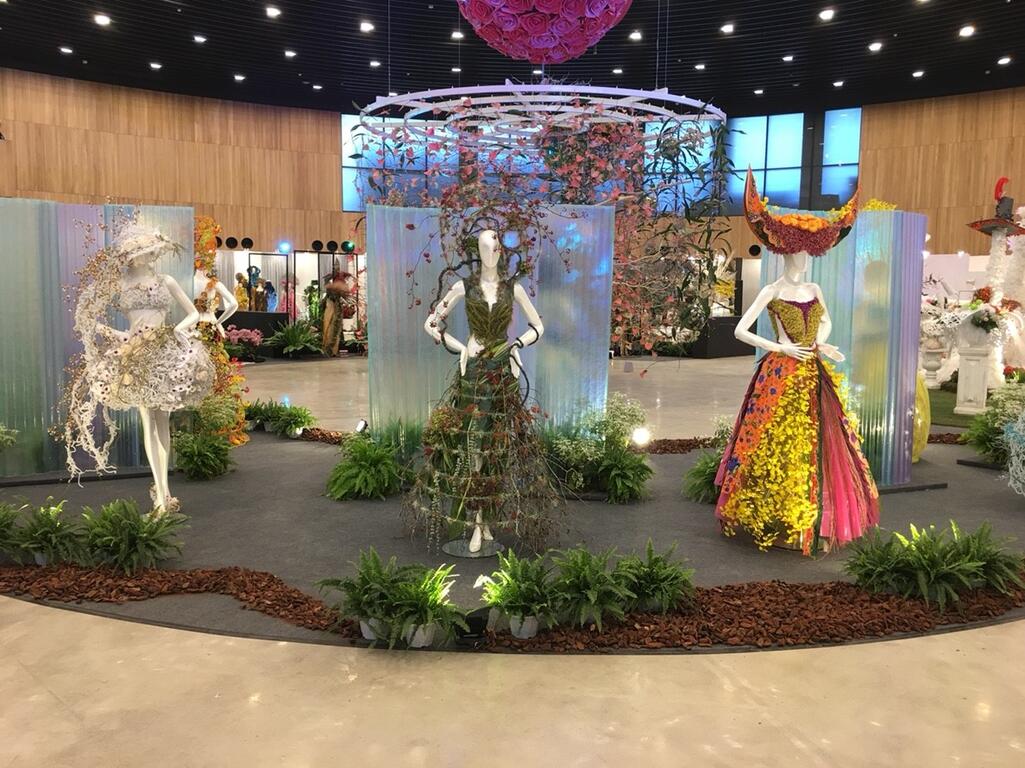 后里馬場花舞館花卉競賽檔期不斷 人體花飾設計大賽11/23接棒展出