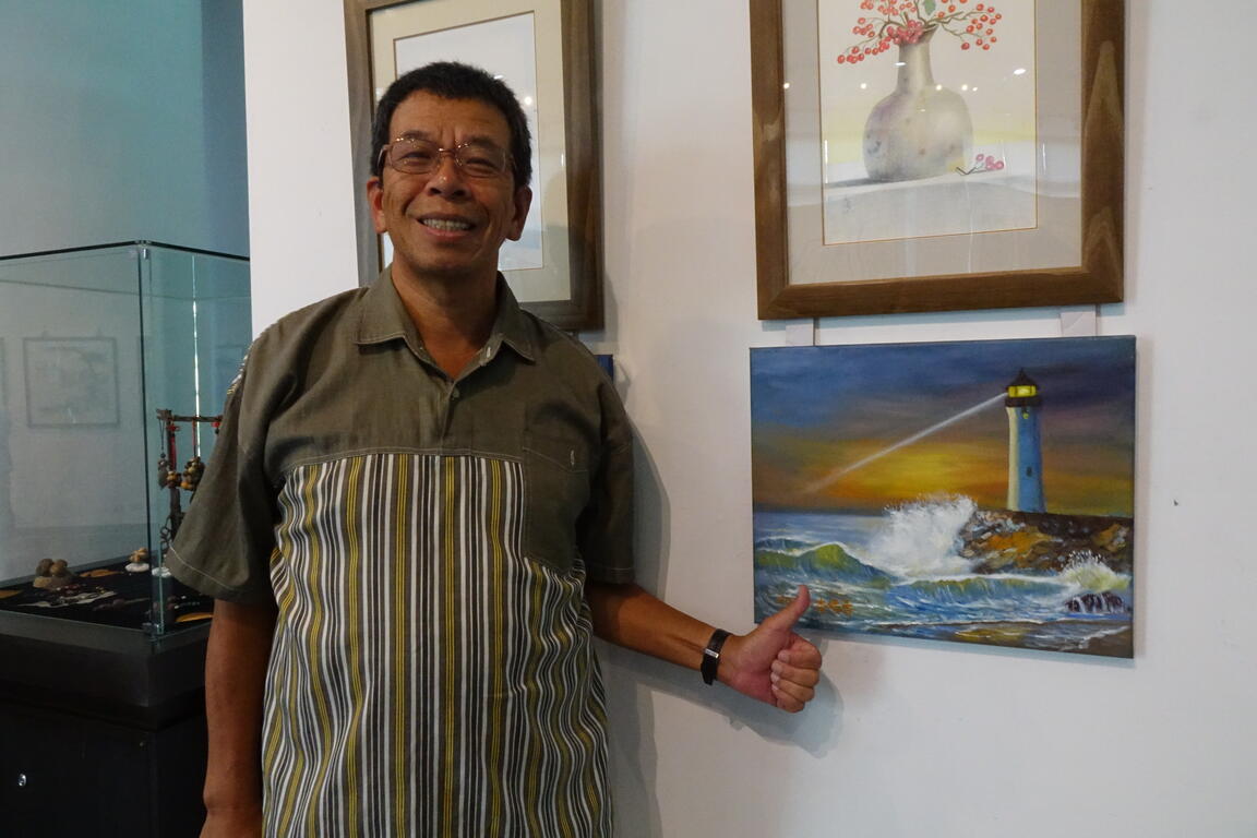 志工暨屯艺学堂研习成果联展 展出书法、水墨、油画等110件作品