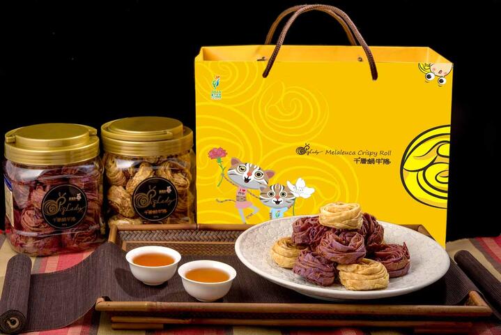 猪宝妹手感烘焙坊：千层蜗牛卷－黄金紫芋地瓜组