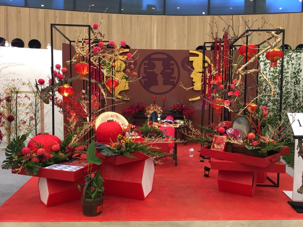 花舞馆短期室内花卉竞赛颁奖 婚礼会场布置大赛浪漫登场