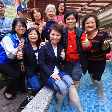 力推和平农特产与观光 卢市长体验谷关温泉邀世界旅客造访台中
