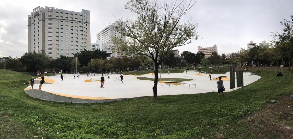 中市第三座滑板场 北区中正公园滑板场启用