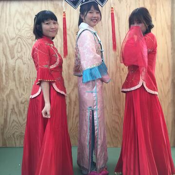 古装格格大闹花博外埔园区 邀民众共庆元宵