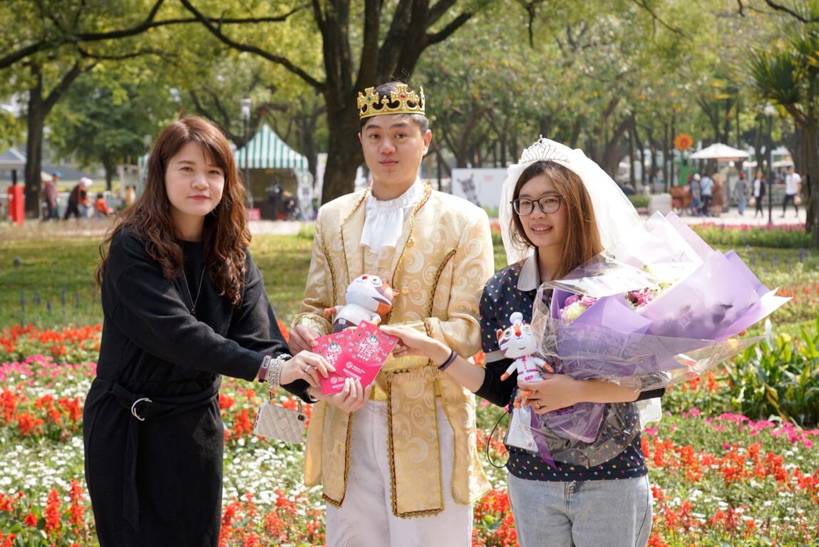 台中行销花博出奇招 马场园区上演惊喜求婚记