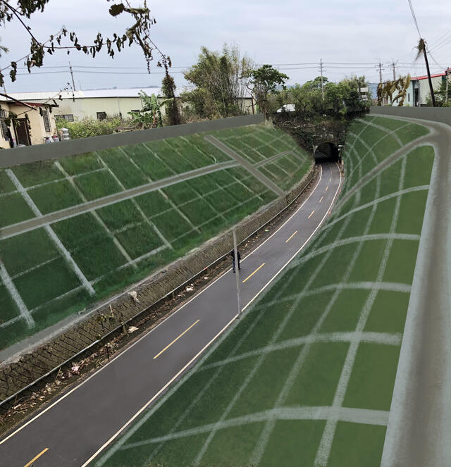 东丰自行车绿廊边坡设施修缮工程 预计4/12完工