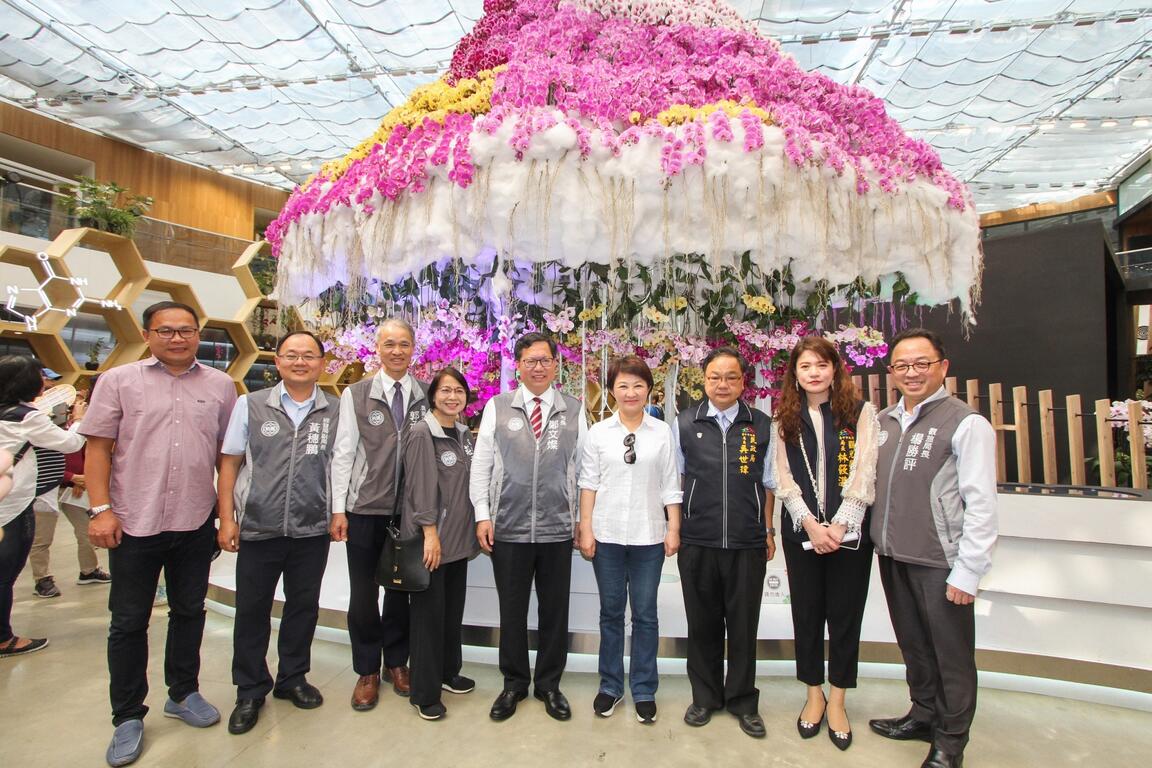 花博进入倒数 桃园市长二度看花博 中市府吁民众把握最後参观机会