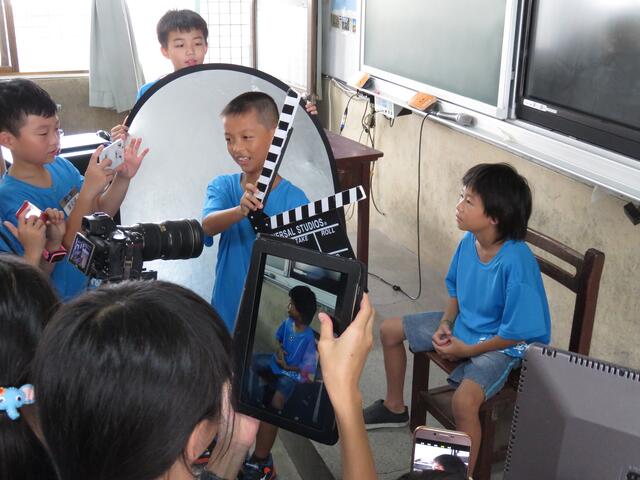 中市新闻局儿童影视体验营-小小导演拍片谢爸爸