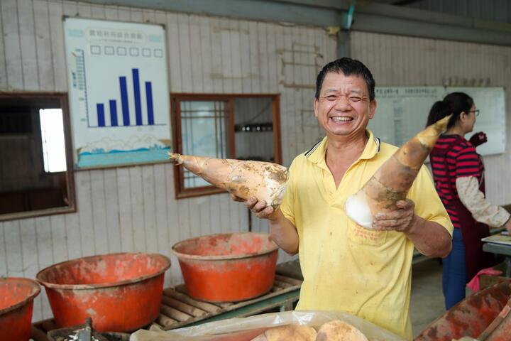產銷班筍農為竹筍分類