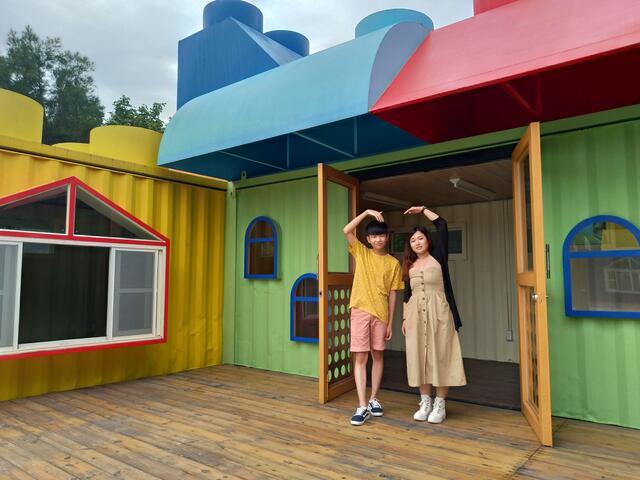 親子與網紅網美積木營區攝影