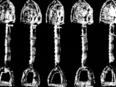 加拿大動畫教父諾曼麥勞倫與伊芙琳蘭巴特於第一屆柏林影展獲獎的-色彩幻想